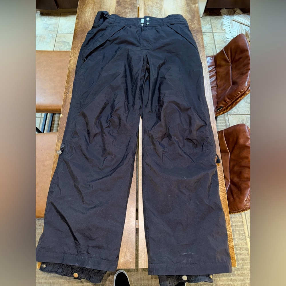 Quicksilver SympaTex Professional Snowboarding Pants - Black (Well-Worn, Large)